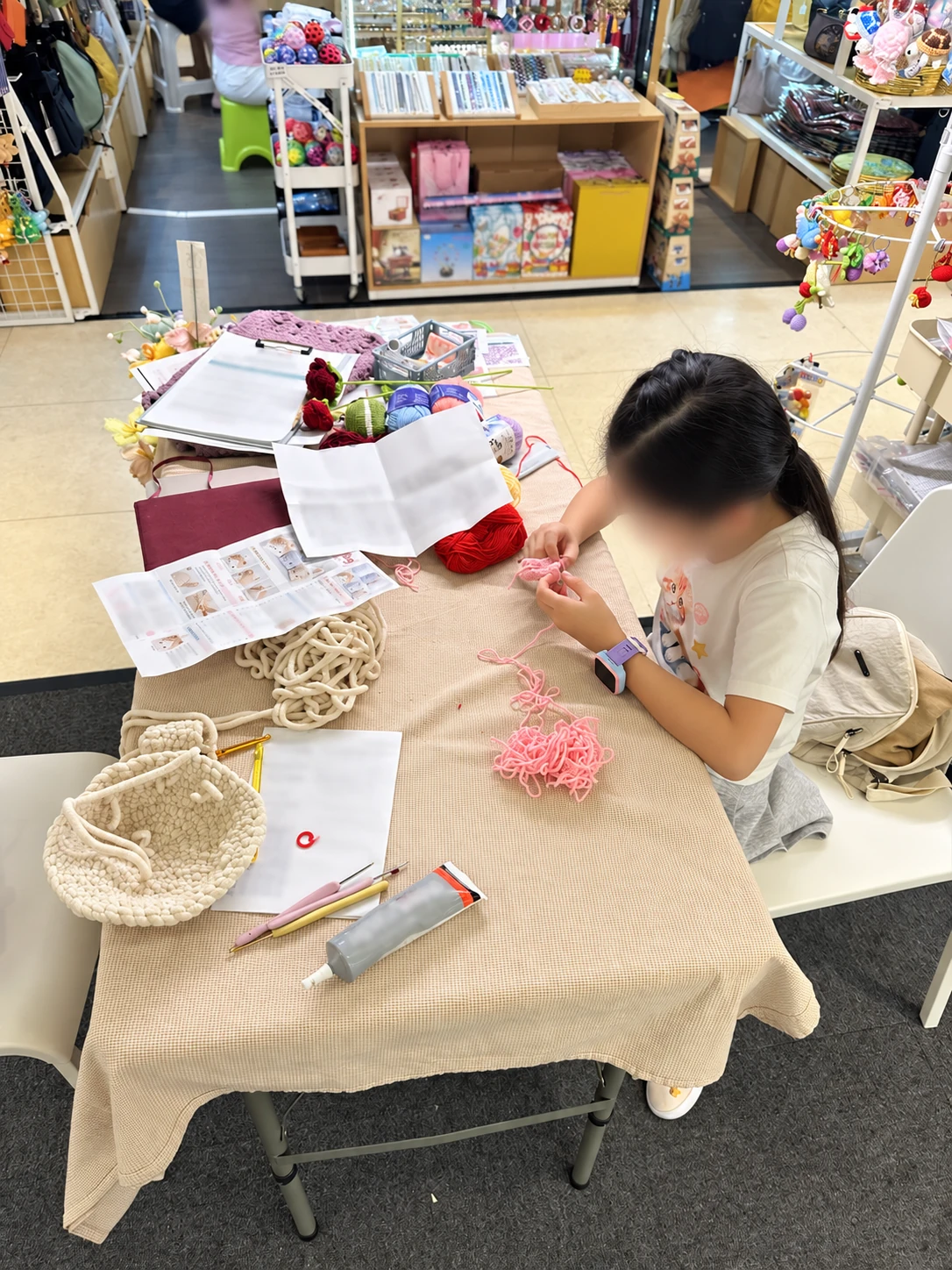 Learning together — face-anonymized class photograph