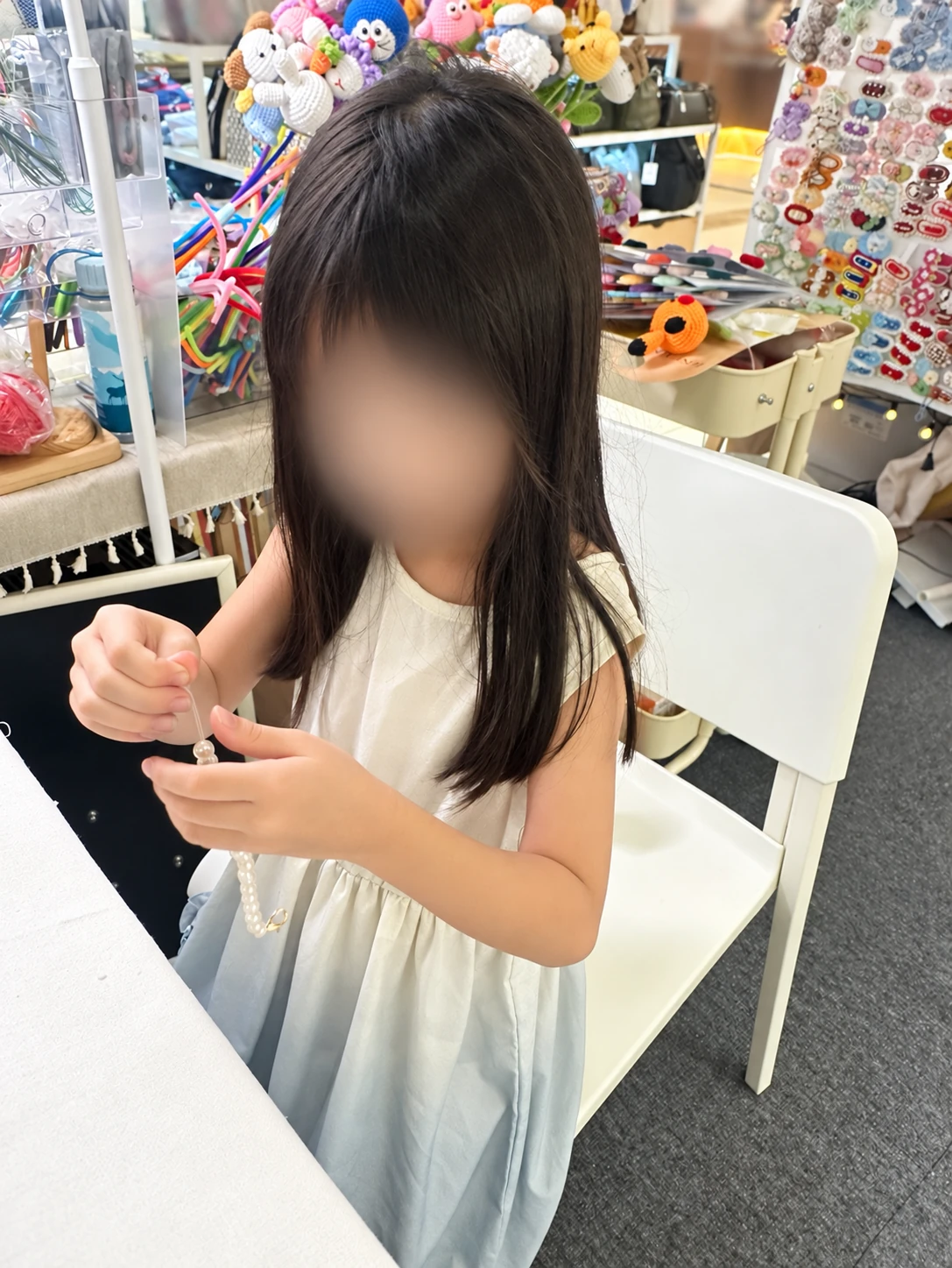 Learning together — face-anonymized class photograph